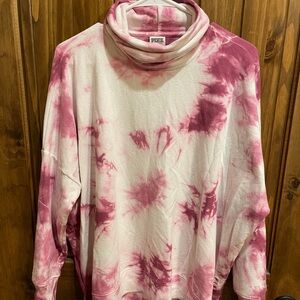 PINK Tie-Dye Women's Sweater